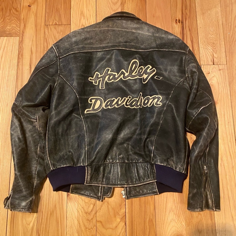 Womens leather Harley Davidson jacket